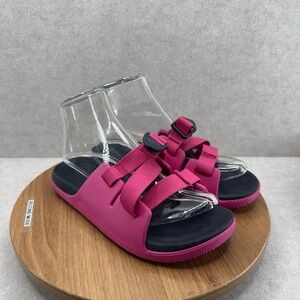 Chaco Chillos Slide Sandals Juniors/Womens 5 Pink Sporty Lightweight Comfort